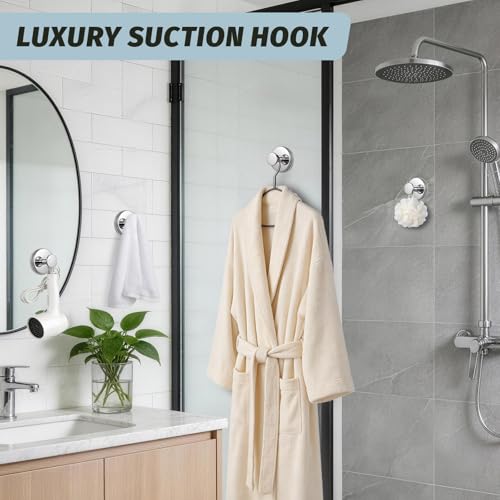 50% Off Large 15lb Suction Cup Shower Hooks - Image 7