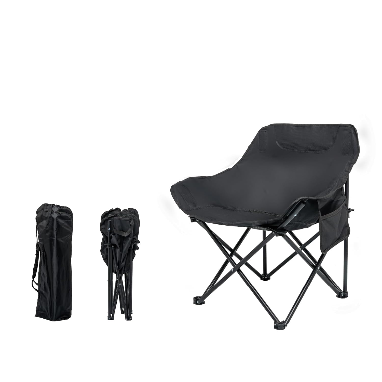 AARKRI SALES Portable Foldable Camping Chair with Carry Bag – Heavy Duty Outdoor Folding Chair for Travel, Picnic, Beach, Garden & Home | Comfortable Back Support & Compact Design - (Multicolor)-image-12