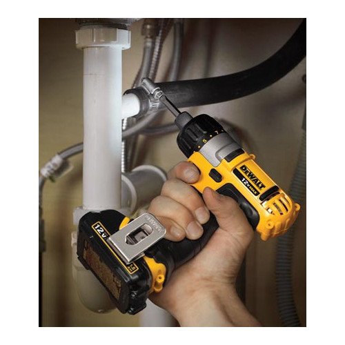 DEWALT DCF610S2R 12V MAX Cordless Lithium-Ion 1/4 in. Hex Chuck Screwdriver Kit (Renewed)