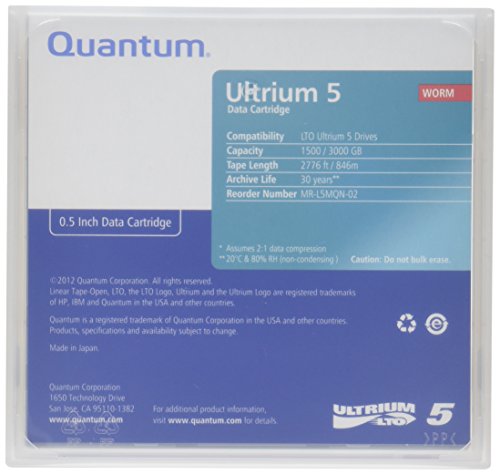 Image of MR-L5MQN-02 Data Cartridge - LTO Ultrium LTO-5-1.5TB (Native) / 3TB (Compressed)