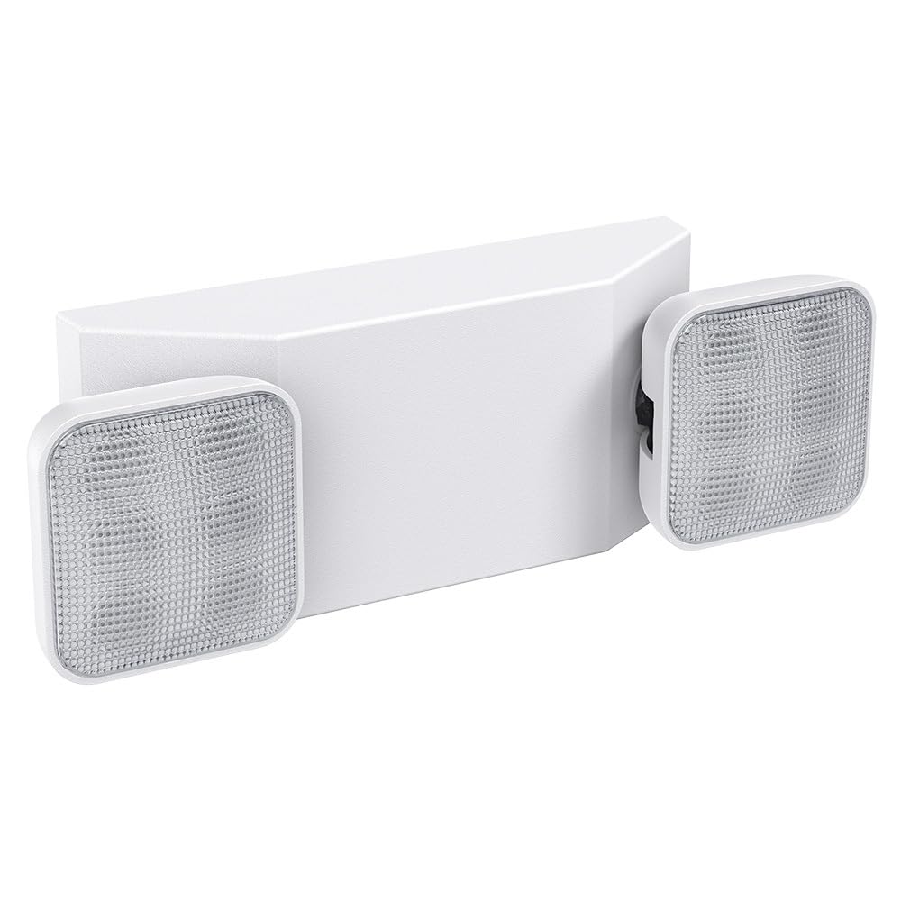 Ciata Led Emergency Lights for Business, for Home Power Failure - Ultra-bright Led Emergency Lights with Battery Backup, Fire Emergency Lights, Made from Engineering-grade Thermoplastic