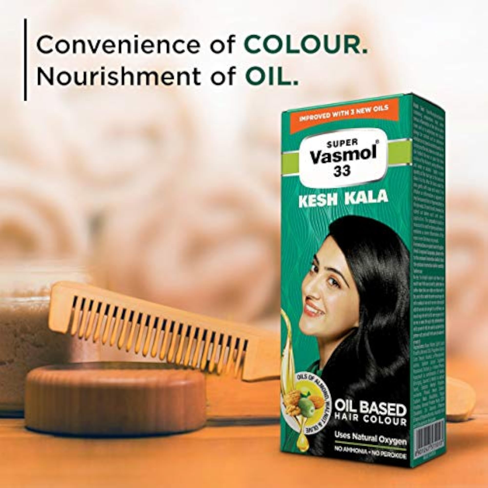 Kesh Kala Oil Based Hair Colour, 100ml Pack of 3