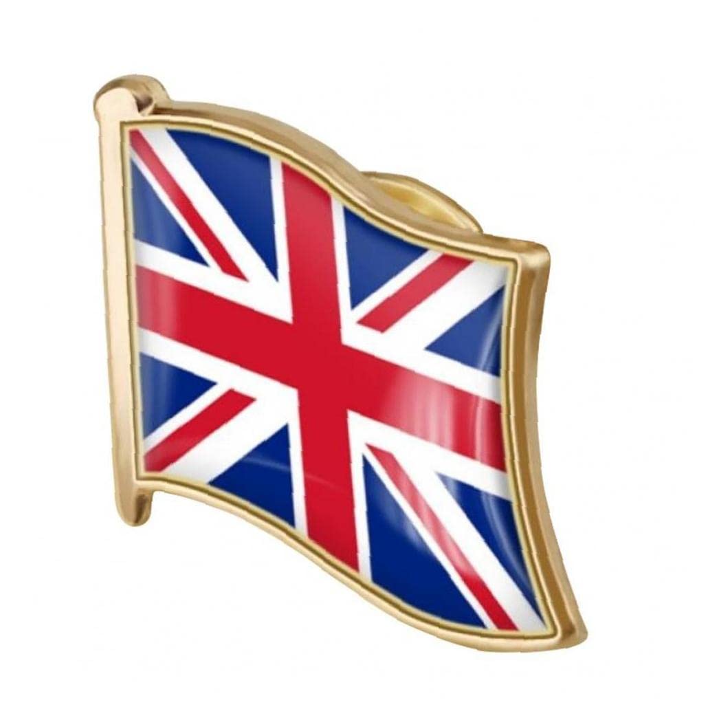 Union Badge Metal United Kingdom Flag Lapel Pin Uk Flag Union British Patriotic British Badges