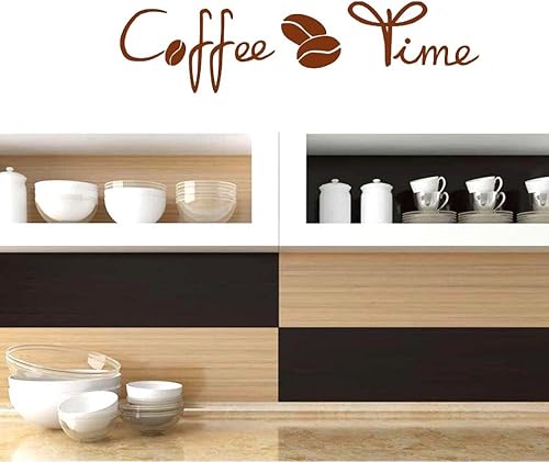 BIBITIME - Adhesivo decorativo para pared, diseño con texto en inglés