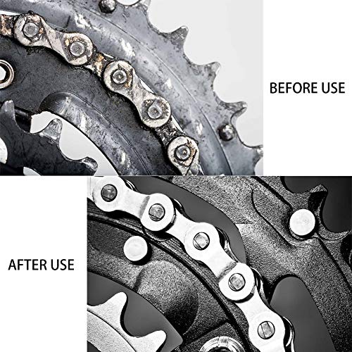 VANICE Bike Chain Lubricator(Green, Yellow), Bicycle Chain Maintenance and Lubrication Tool Roller Oiler/Green/No Lubricant - Thumbnail 2