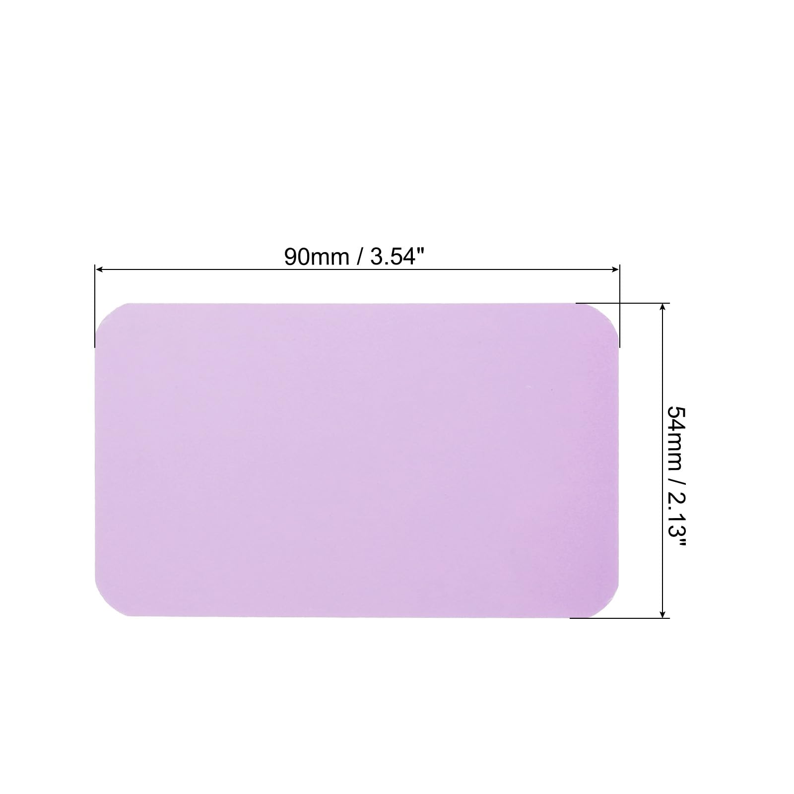 PATIKIL 3.5" x 2" Blank Paper Business Cards - Image 2