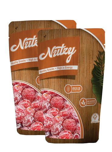Image of Nutzy Roseberry Plum 500 Grams (250gm X 2) - Tasty, Sweet & Jammy Fruit Snack for Kid's Snacks | Add Into Roti Rolls, Dahi, Milkshakes and Morning or Evening Breakfast | Easy to Use For Cooking Friendly Moms | Give Your Kids as a Candy Treat For anytime | Sweet Roseberries | Rose Plum | Dried Roseberry Candies