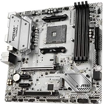 MSI B450M Mortar Titanium AM4 AMD B450 Micro ATX DDR4-SDRAM Motherboard