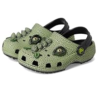 Crocs Unisex Kids Clog,Classic IAM Scary Dino Clog T,Black,10 UK Child