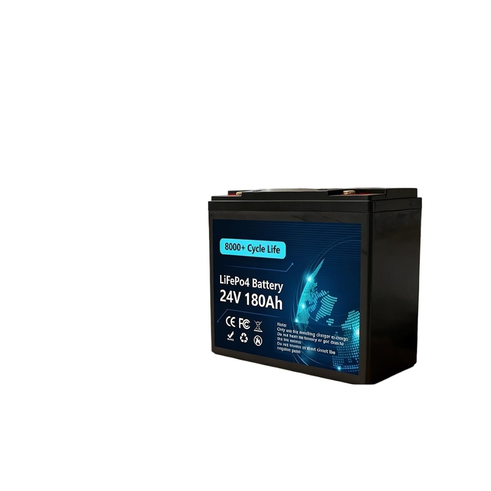 Batteria LiFePO4 24V 200Ah Integrata 200A BMS