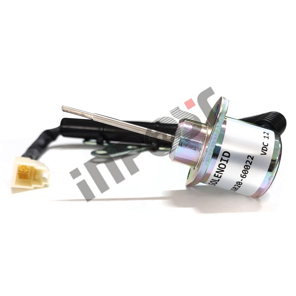 INPOST 12V Solenoide di arresto 1G820-60022 1G820-60012 1G820-60020 compatibile con Kubota