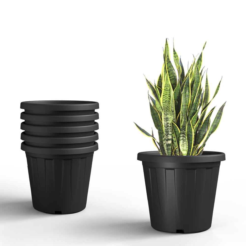 YUCCABE ITALIA 6 Pack White Nursery Planters -11