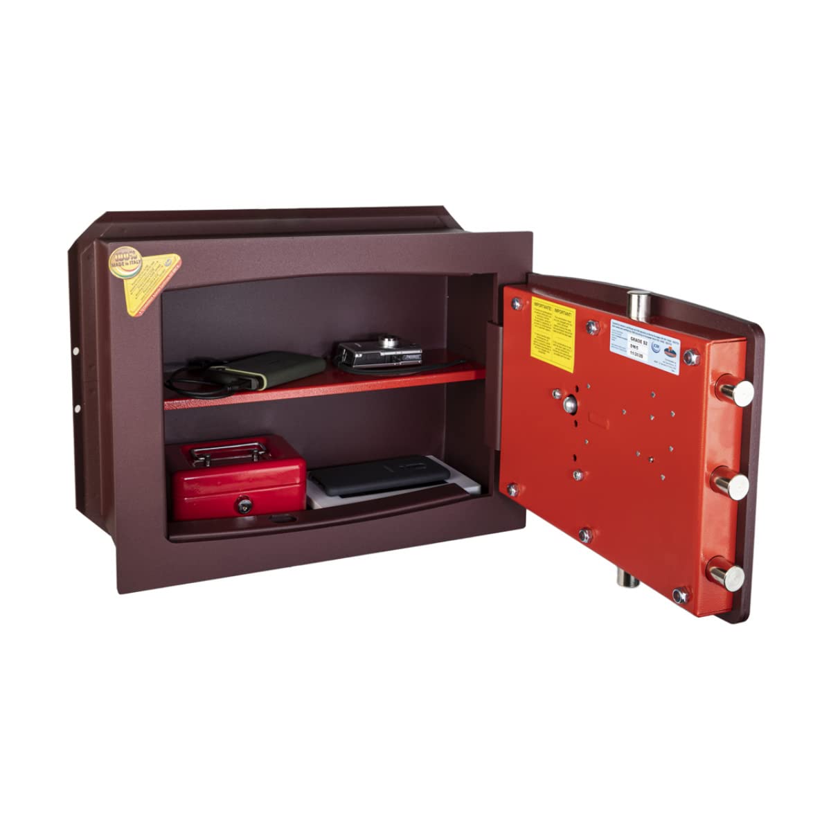 Cassaforte a muro technomax “Master diplo” modello DM/5L 240 x 460 x H.340 mm