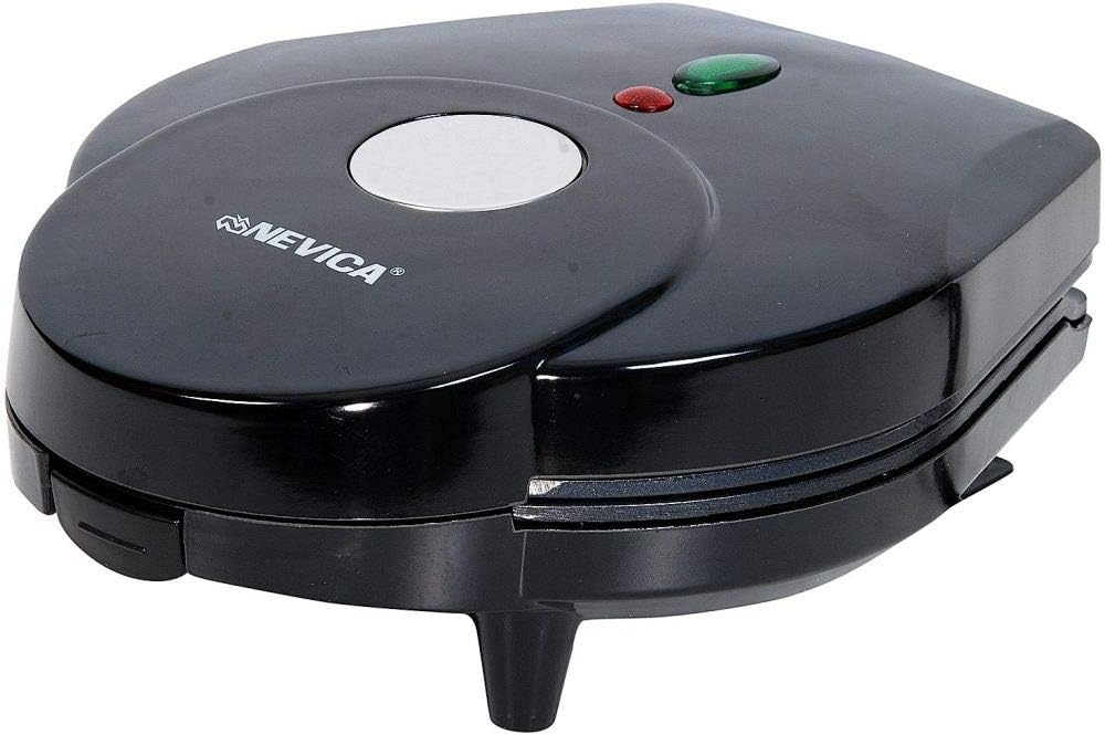 Nevica Waffle Maker With 2 Indicator, Black - Nv-235wm