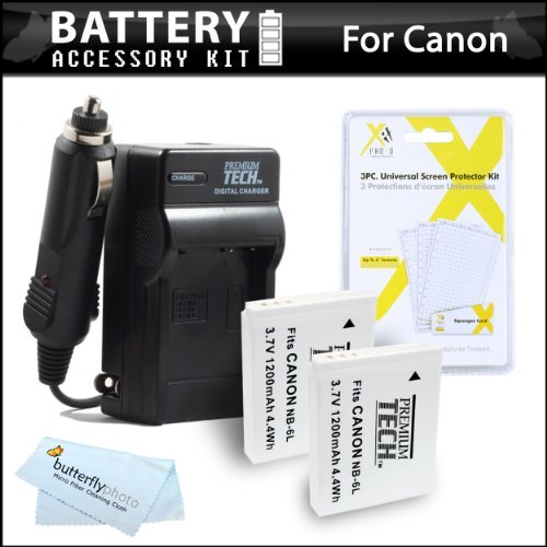 Buy 2 Pack Battery And Charger Kit For Canon PowerShot SX260 HS SX260HS