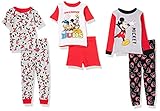 Disney Boys Avengers 6-Piece Snug Fit Cotton Pajamas, OH Mickey, 4T