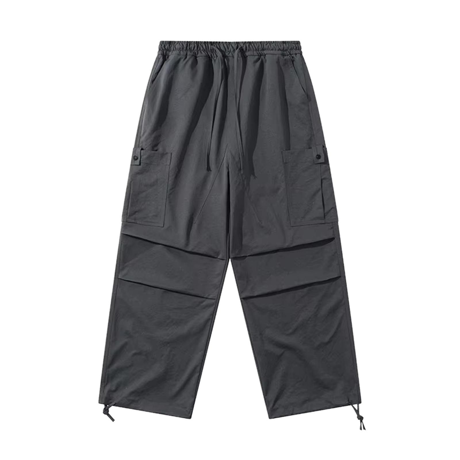 Pantalones de Carga bolsudos Deportivos para Hombre, Pantalones Unisex Holgados Casuales callejeros