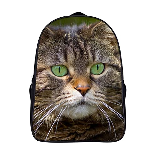 Cartable sac à dos loisirs voyage scolaire enfants imprimé chat 3D mixte cool