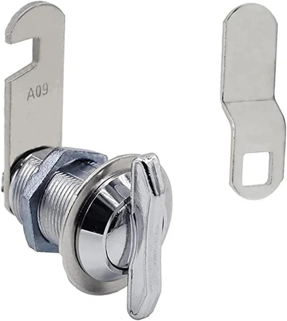 Zinc Alloy Keyless Mailbox Boat Door Cabinet Toolbox Hand Screw Cam Lock Mailbox Cabinet Lock Keyless Cam Lock for Boat Door 1Pcs