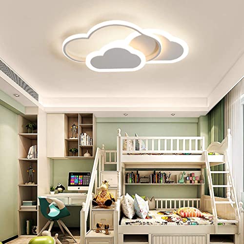 Plafonnier LED avec télécommande intensité variable lampe dessin animé L52cm
