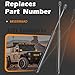 25.03 in 2Pcs Liftgate Lift Support Tailgate Hatch Struts Gas Spring Shocks Rod Compatible with Jeep 2014-2019 Cherokee Replaces # 68103066AD (Note : w/Power Liftgate 2.4L 3.2L)