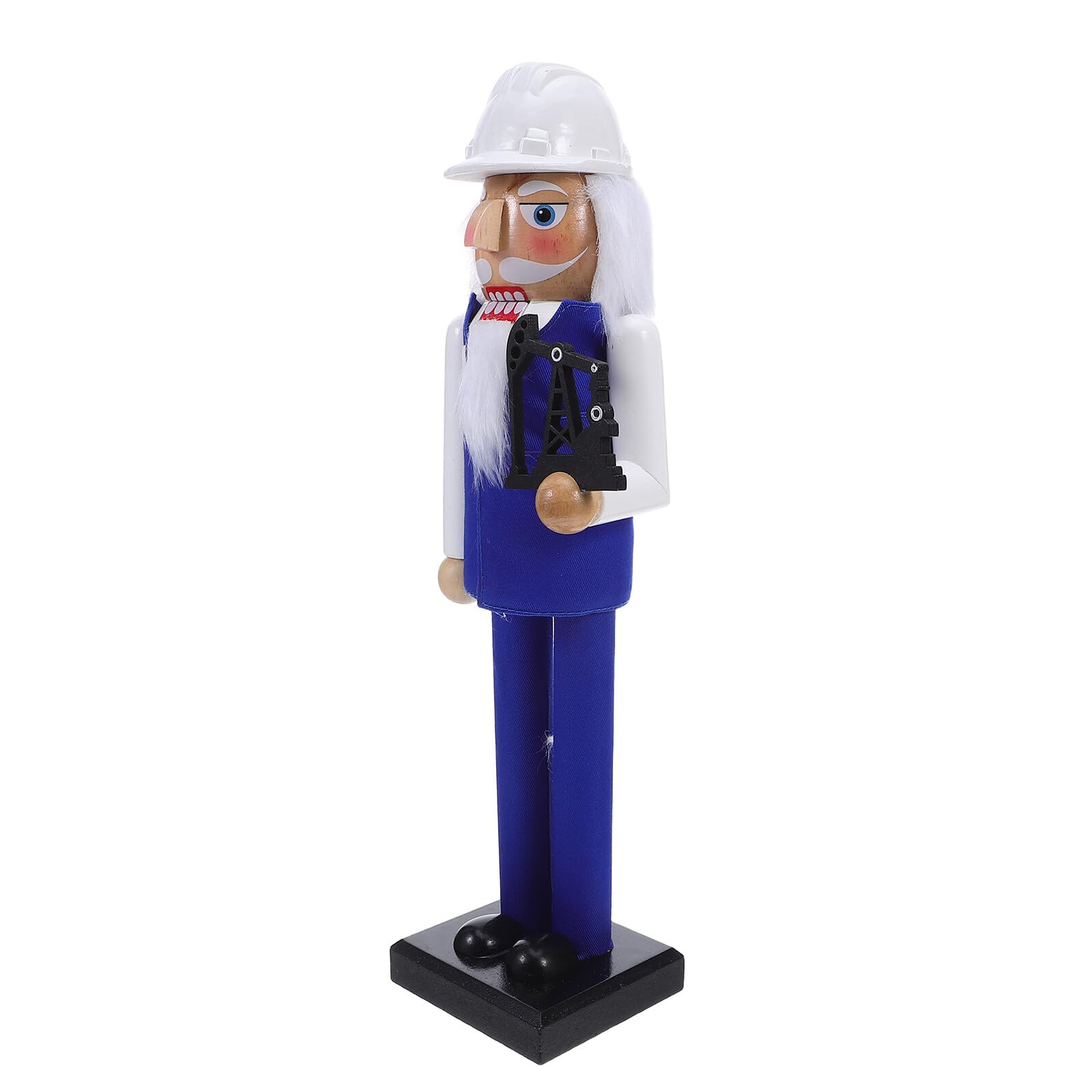 VICASKY Nussknacker-Soldat aus Holz für Kaminsims Dekorative Weihnachtsfigur Nussknacker-Ornament Traditionelles Spielzeug für Tischdekoration
