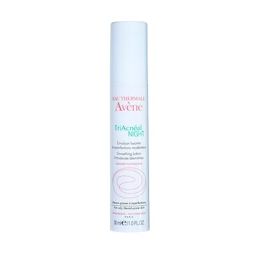 Eau Thermale Avene TriAcneal Night Loción Suavizante para Adultos Acné Retinaldehído No Comedogénico 1 oz