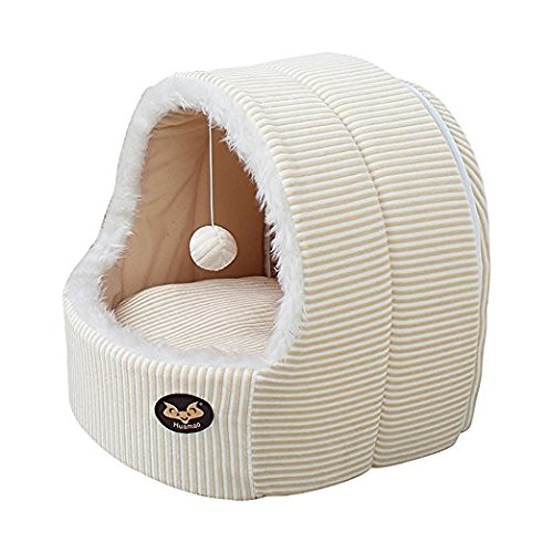 OSPet Warm Washable Teddy Kennel Cat Litter Dog House Yurt Dog Bed Pet Bed for Small Dogs
