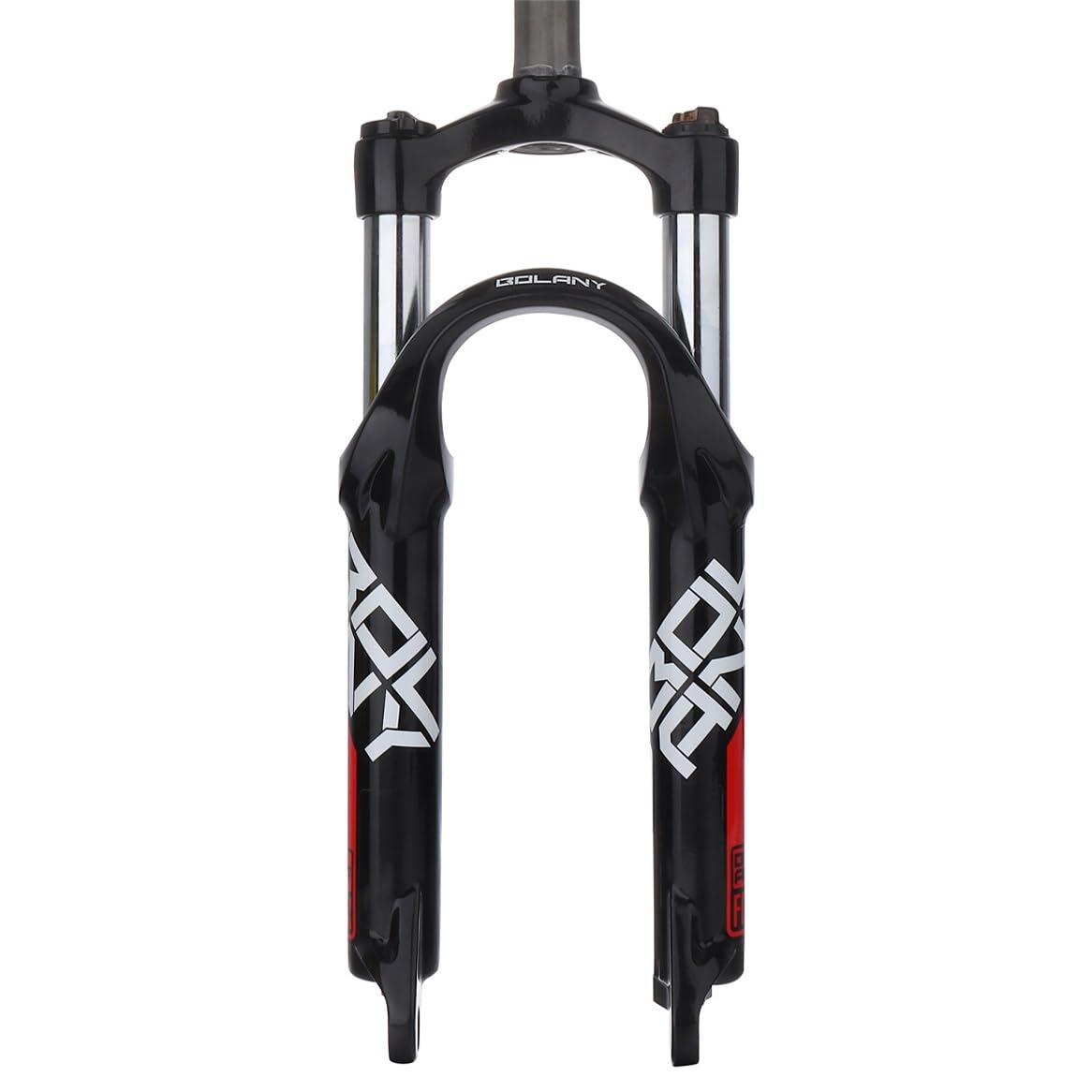 MTB Aria Forcella Ammortizzata Bici 20 in Tubo Diritto 1-1/8" Freno Disco QR 9mm Corsa 100 Mm Blocco Manuale 1810g