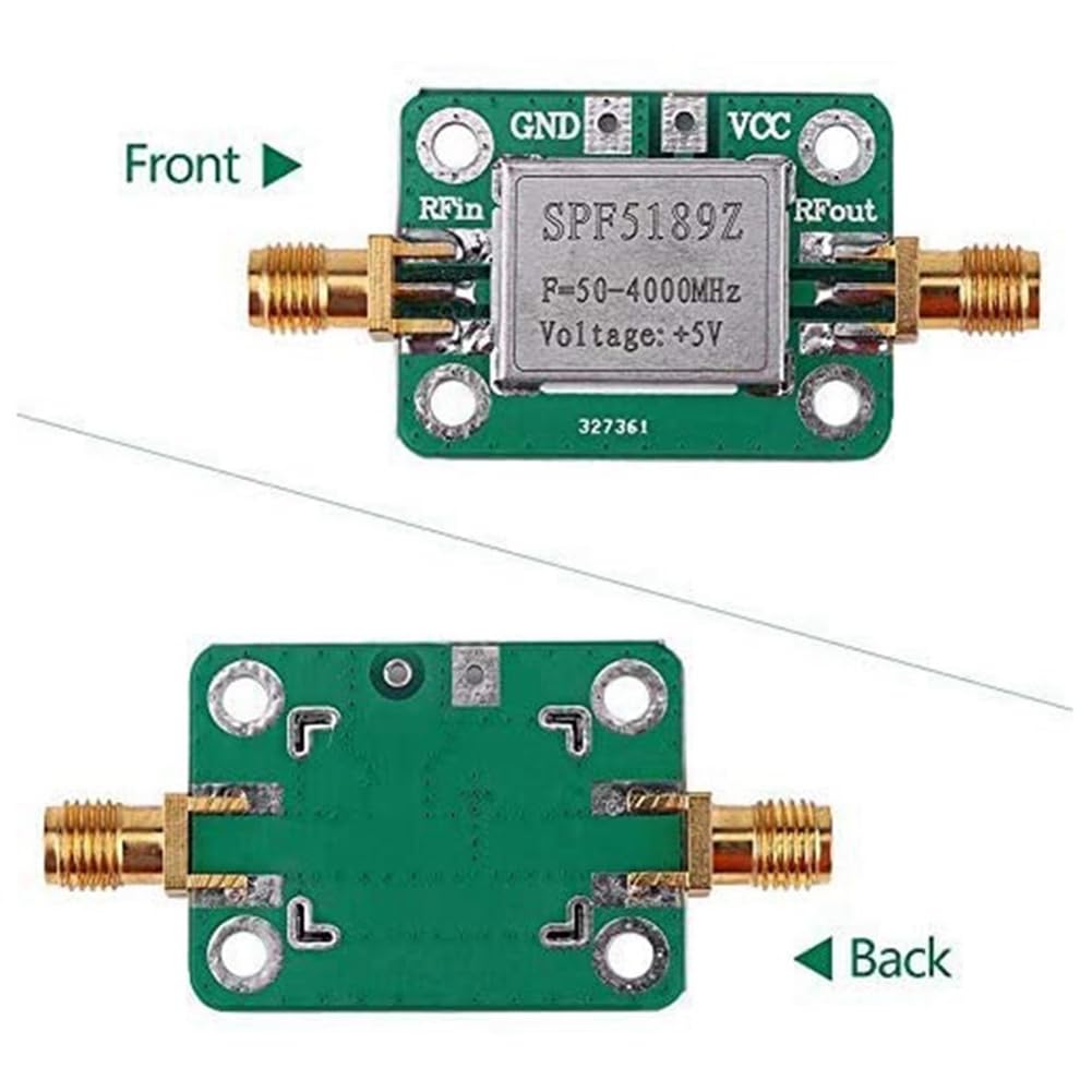 Amplificatore HF, a basso rumore da 50 a 4000 MHz SPF5189Z HF per rinforzare FM HF VHF UHF Radio Signal