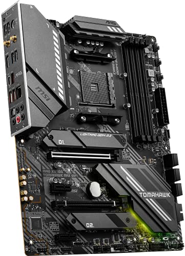 MSI MAG X570S Tomahawk WiFi Motherboard (AMD AM4, DDR4, PCIe 4.0, SATA 6Gb/s, M.2, USB 3.2 Gen 2, AC Wi-Fi 6, HDMI, ATX) - Image 6