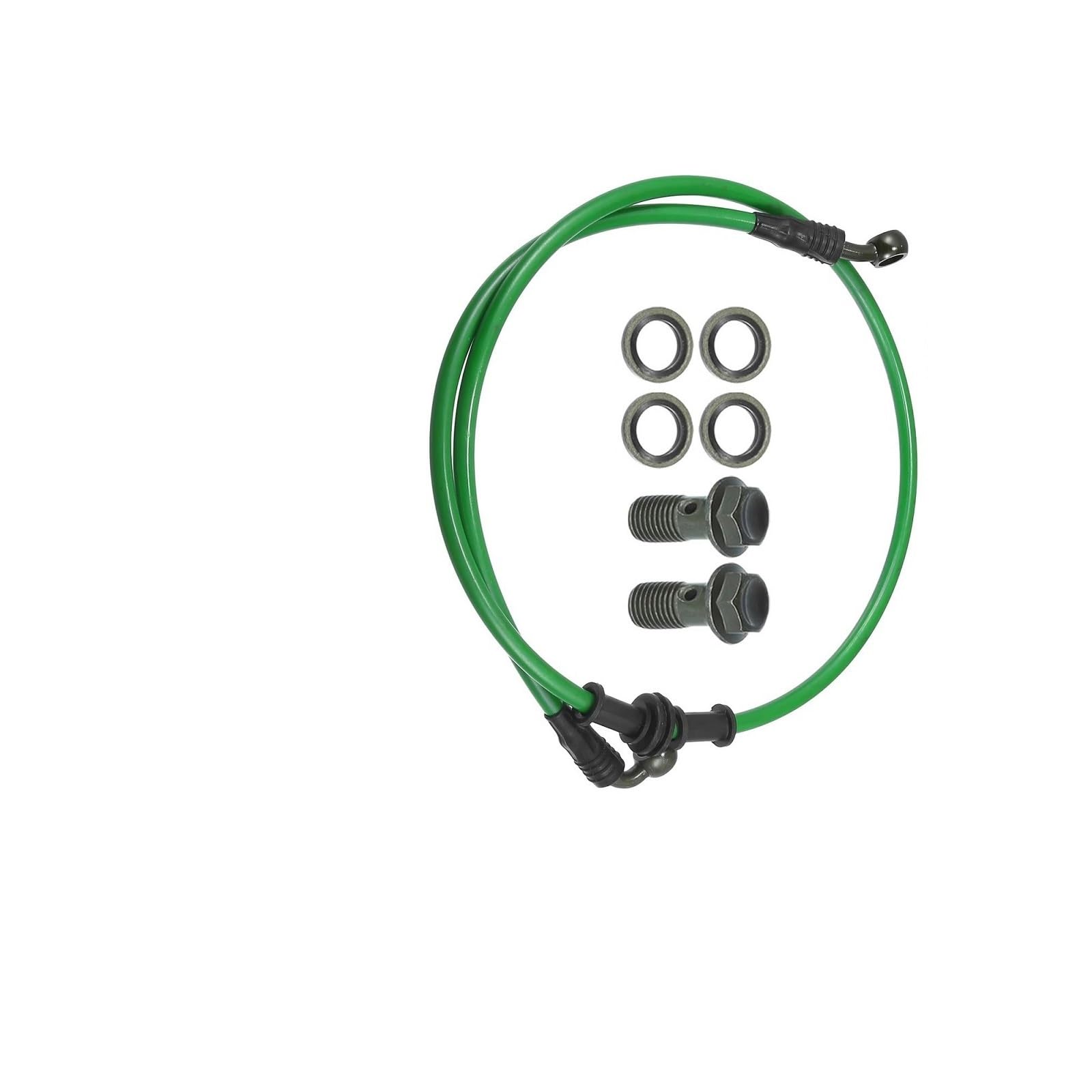 Ksxzw Green Motorbike Part 100Cm 28 Degree 90 Motorcycle Brake Hose Motorbike Accessories
