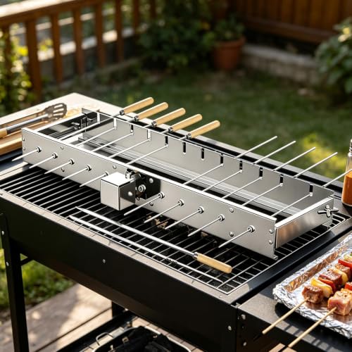 Pincho giratorio ajustable para triunfar en tus barbacoas con amigos 4