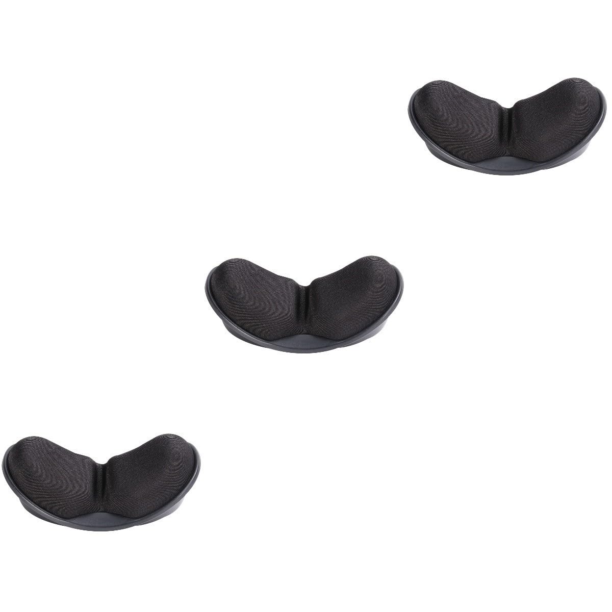 EXCEART 3stücke Ergonomisches Gaming Mauspad Mit Handballenauflage Langsame Ergonomische Tastatur-handstütze Für Linderung Von Handermüdung Schwarz Für Büro Und Gaming