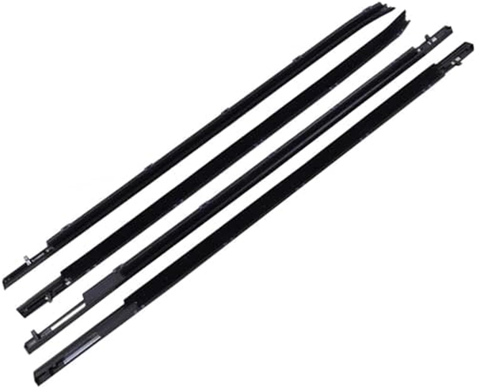 Car Interior Rubber Seal 4 szt. Uszczelka okna drzwi samochodu, dla TOYOTA Highlander 2015-2021 zestaw pasków uszczelniających