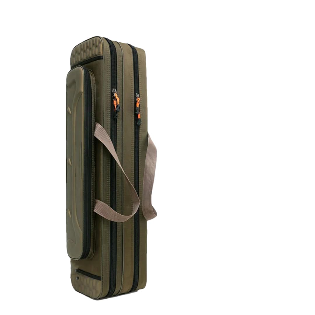 Suwequest Wielofunkcyjna torba na wędkę 80 cm - 130 cm torby na sprzęt wędkarski kołowrotek do przechowywania sprzętu, 2 warstwy 80 cm