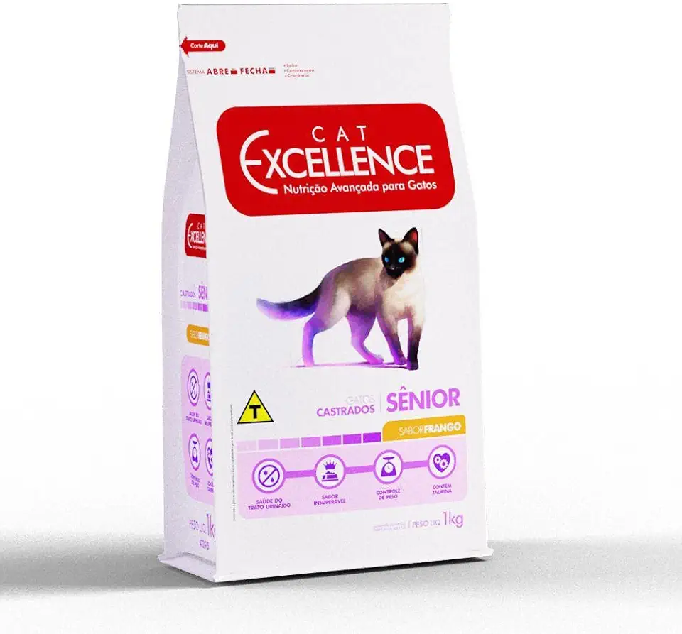 Excellence Rg Cat Excellence Senior Castrado Frango 1Kg