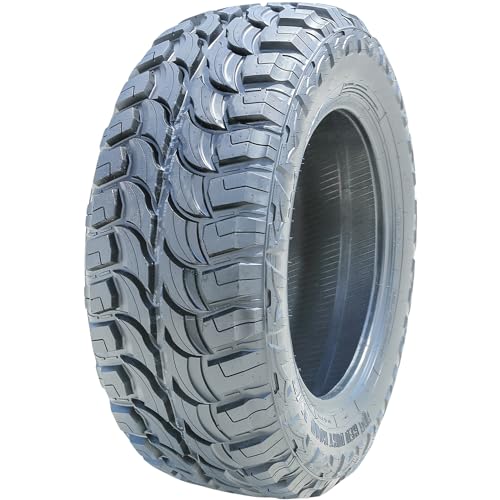 Red Dirt Road RD-6 M/T Mud Off-Road Light Truck Radial Tire-33X12.50R20LT 33X12.50X20 33X12.50-20 114Q Load Range E LRE 10-Ply BSW Black Side Wall