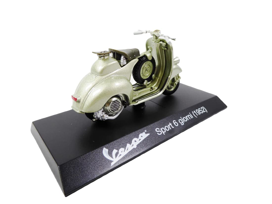  Collection miniature scooter 1/18 compatible with Piaggio Vespa Sport 6  Giorni green - 1952 - Ves0016