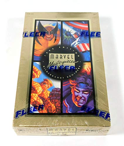 Marvel Masterpieces 1994 Edition Hildebrandt Brothers Trading Card Box -36 Count