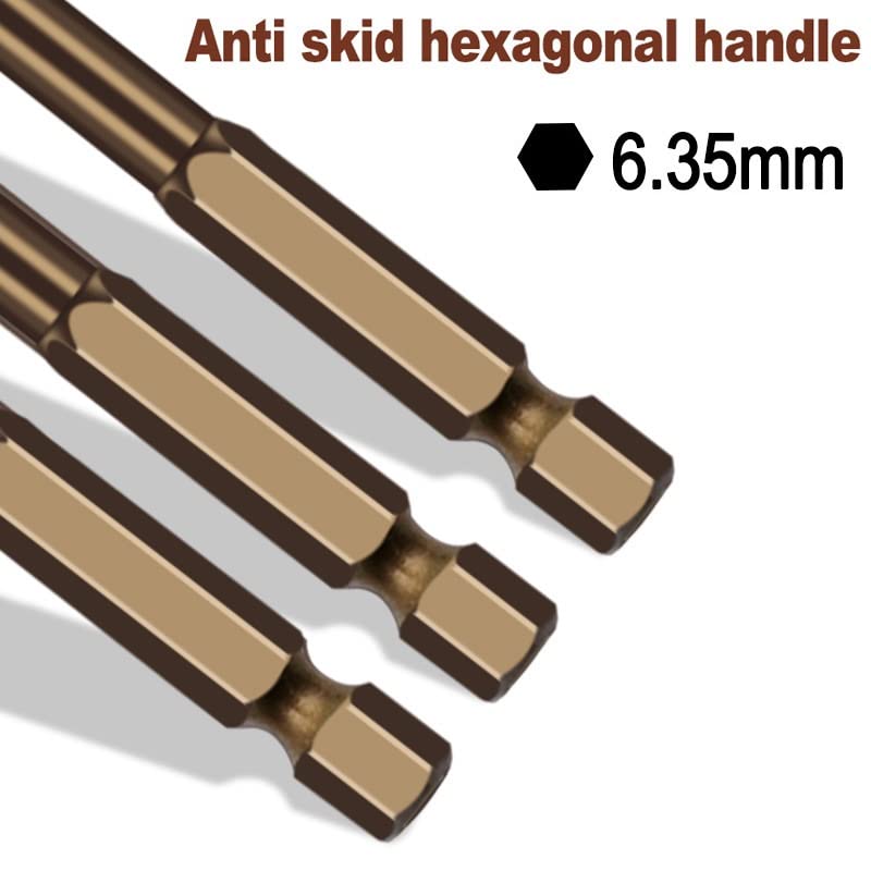 Set de brocas hexagonales 3-12 mm para múltiples materiales miniatura 4
