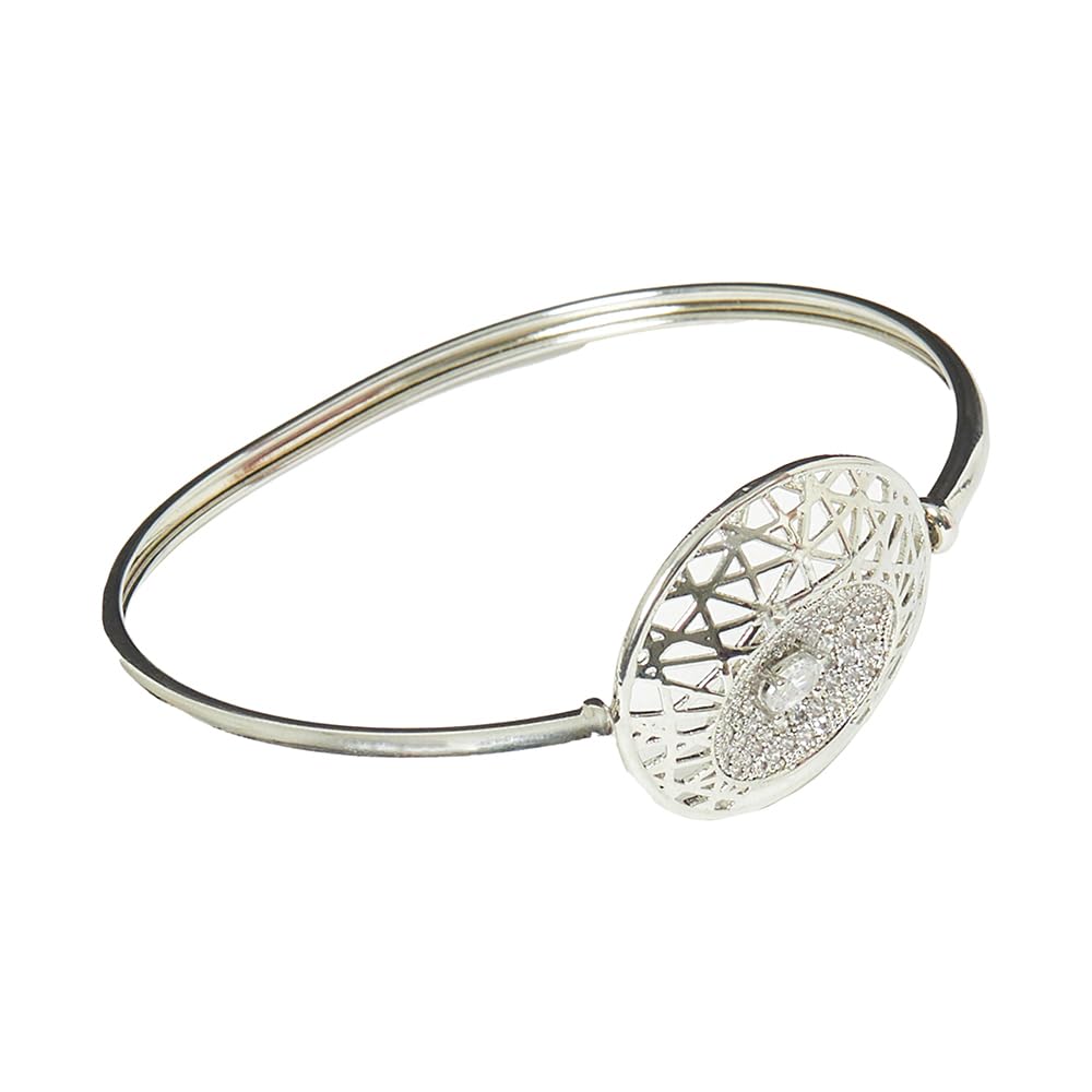 Sparkling Elegance Radiant Round CZ Bracelet