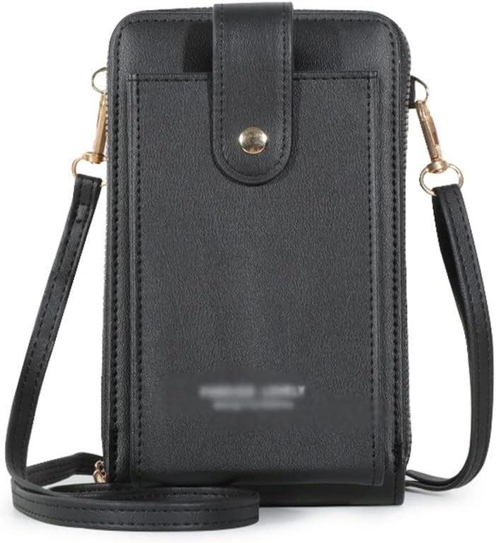 HBJWOV Shoulder Bag PU Leather Crossbody Phone Wallet Card Handbags Messenger Portable Small Square For Girls Female