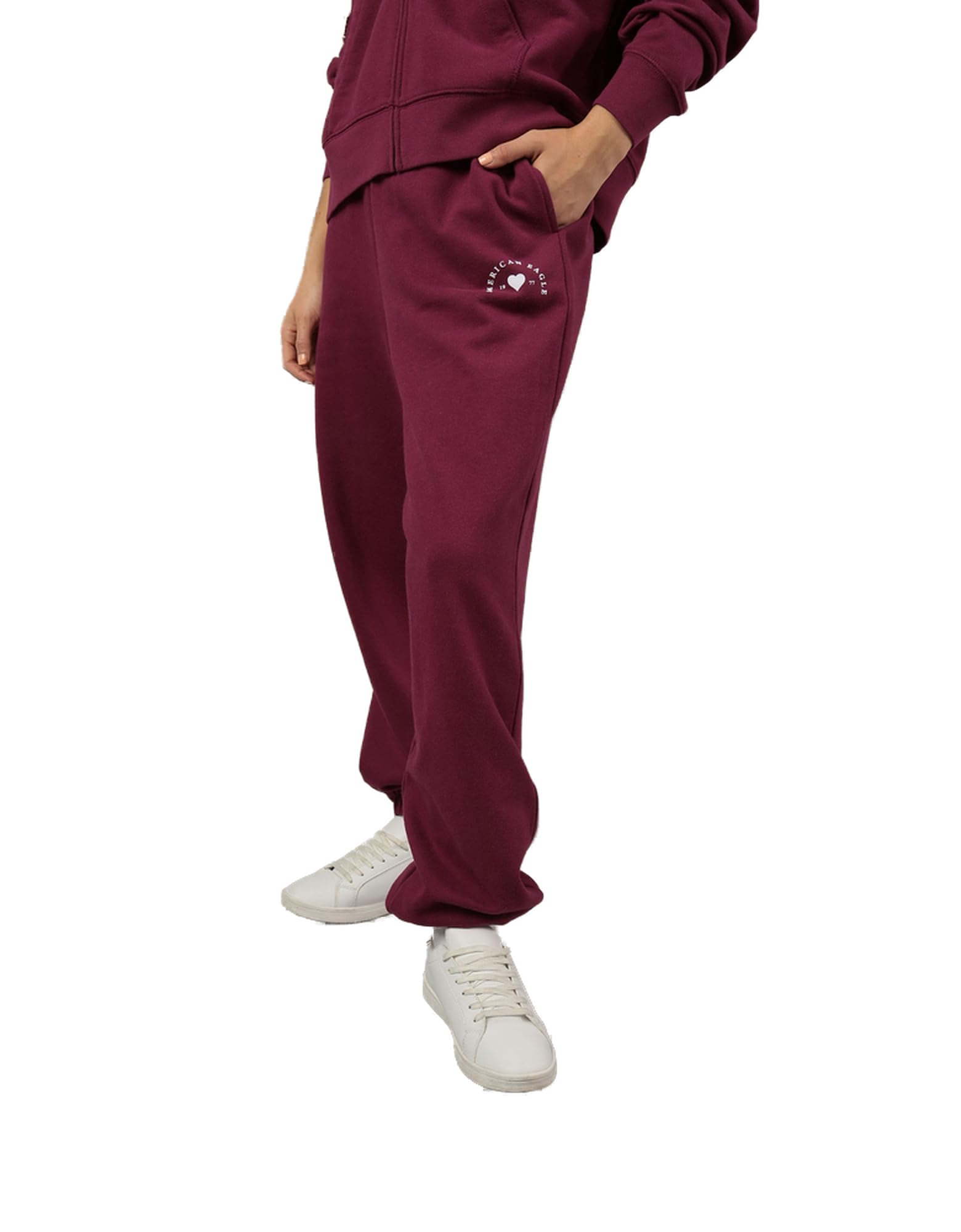 American EagleWomens U-0329-5018-600 Graphic Baggy Jogger