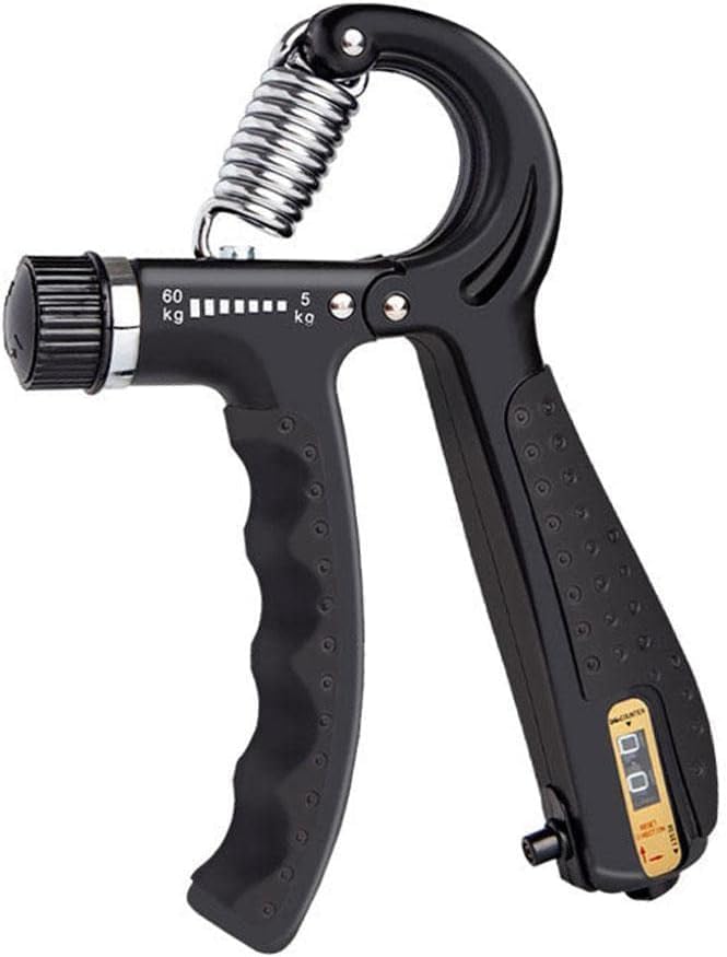 Fitness Scout Adjustable Counter Hand Gripper for Strengthener (5Kg to 60Kg), Training, Finger Exercise, Power Gripper, Workout Equipment to Use in Home and Gym for Men & Women (Grey) (B0CPPRPGMY) Amazon Price History, Amazon Price Tracker