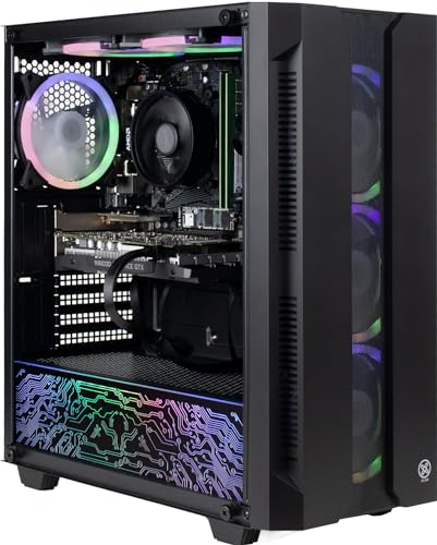 XUM Elite Prebuilt Gaming PC: AMD Ryzen 5 5500, Nvidia Geforce RT...