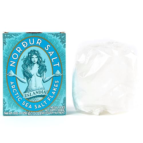 The Salt Box Nordur Salt Arctic Sea Salt Flakes Cardboard Plain 8.8 Oz thumb #2