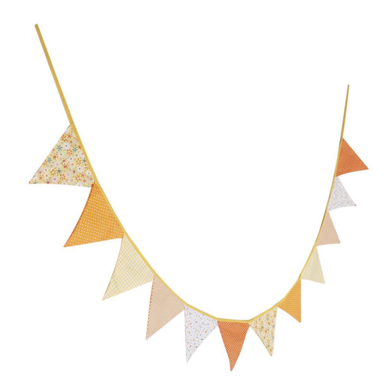 Cabilock 36 Piezas De Banner Decorativo De Boda Banderines De Tela Banderines De Tela Decoraciones De Boda Al Aire Triangulares Decoración Navideña De Bautizo Para