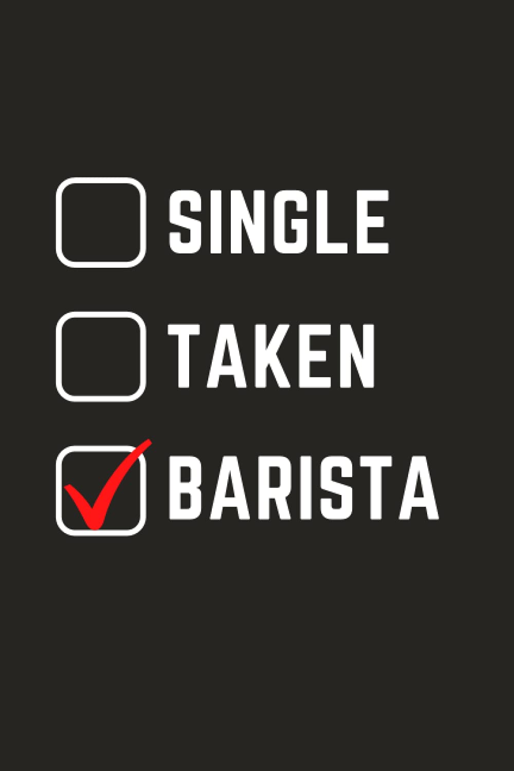 Gift for Bartender Barista: Funny Bartender Gifts | Barista Notebook | Gag Humor Journal Present for Mixologist | Appreciation Gift for Barkeeper | Bartender Books | Minimalist Matte Black Notebook