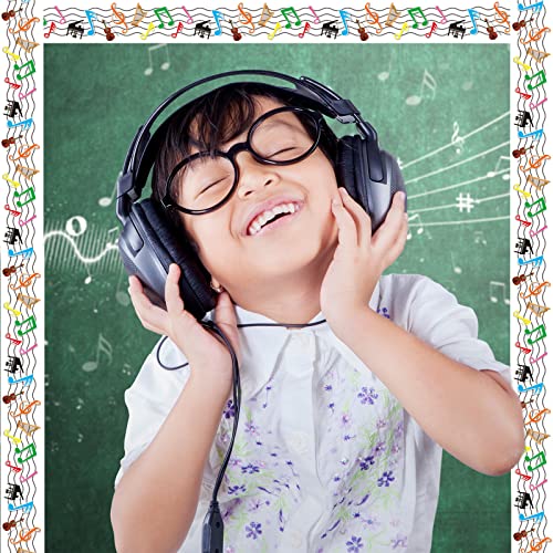 Image of 69ft Musical Notes Bulletin Board Borders - Music Room & Classroom Trim Border Paper Decor